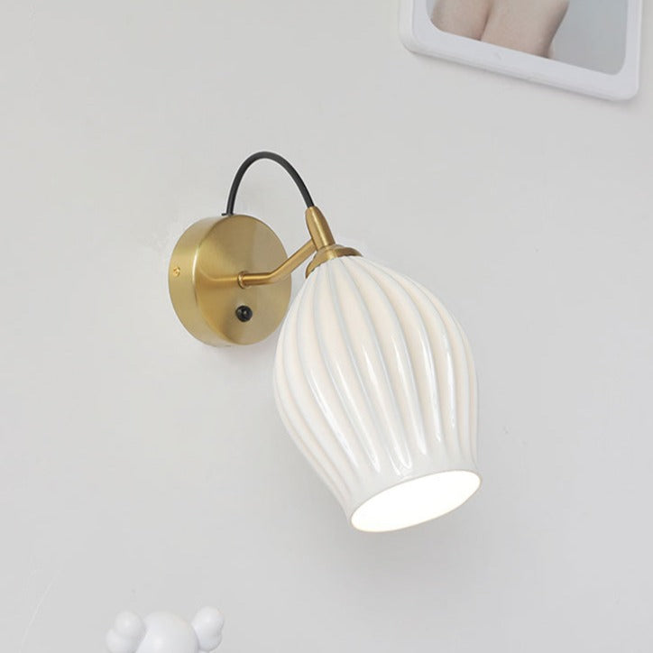 Paola Ceramic Minimalist Wall Sconce