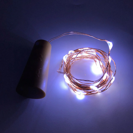 Patio Fairy Battery LED lights with Copper String LED - LED light ...