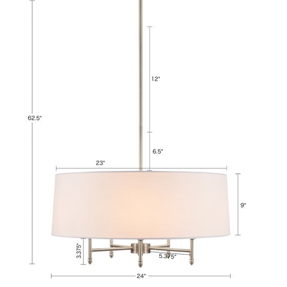 Presidio Drum Shade Chandelier