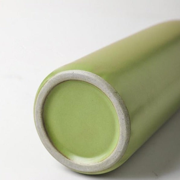 cylinder round ceramic decorative vase