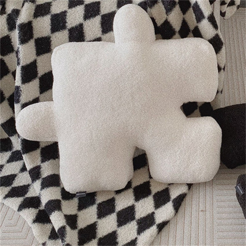 Puzzle Check Decorative Pillows
