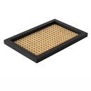 rectangle Wood Frame Rattan Cane webbing design