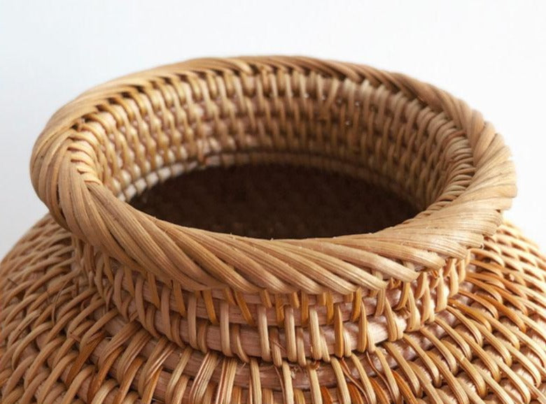 Letifly Rattan Vase - Thumbnail 3