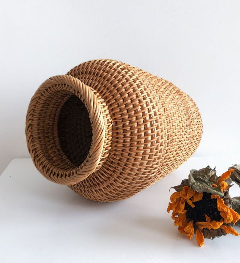 Letifly Rattan Vase - Thumbnail 5