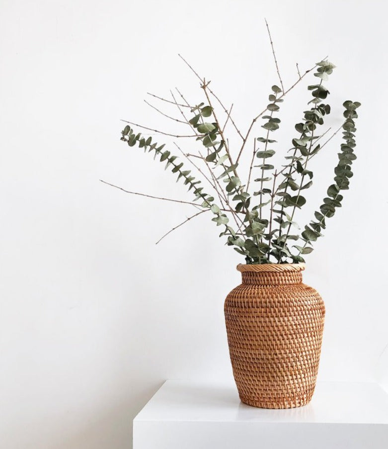 Letifly Rattan Vase - Thumbnail 4