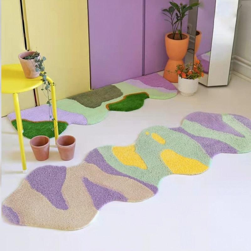 Light Bulb Rug Reptile Abstract Tufted Area Rug – Letifly Lights & Decor