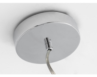 Lampe à suspension LED en acrylique à couches de couleurs rétro