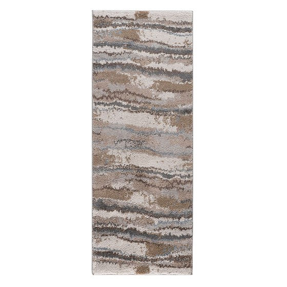 Riley Watercolor Abstract Stripe Woven Area Rug