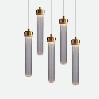 Ripple Drop Tube LED Pendant & Chandelier Light – Letifly Lights & Decor