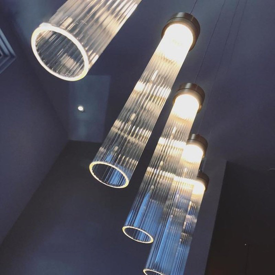 Ripple Drop Tube LED Pendant & Chandelier Light – Letifly Lights & Decor