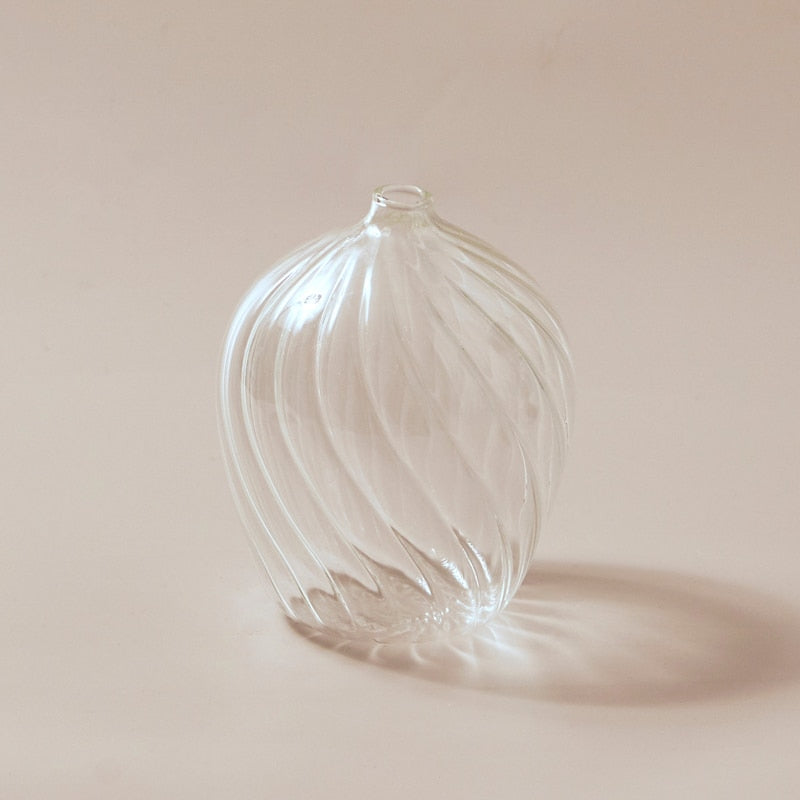 Glass Candlestick Crystal Glass Candle Holders