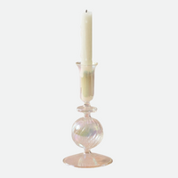 Glass Candlestick Crystal Glass Candle Holders