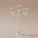 Glass Candlestick Crystal Glass Candle Holders