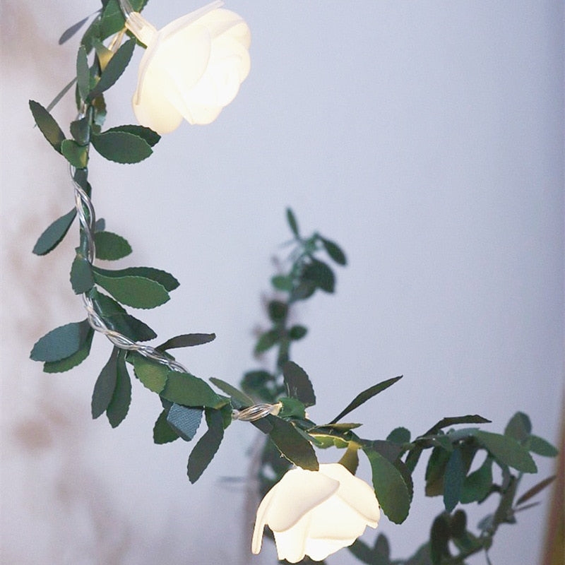 Rose Flower Battery LED String Lights LED - LED light – Letifly Lights ...