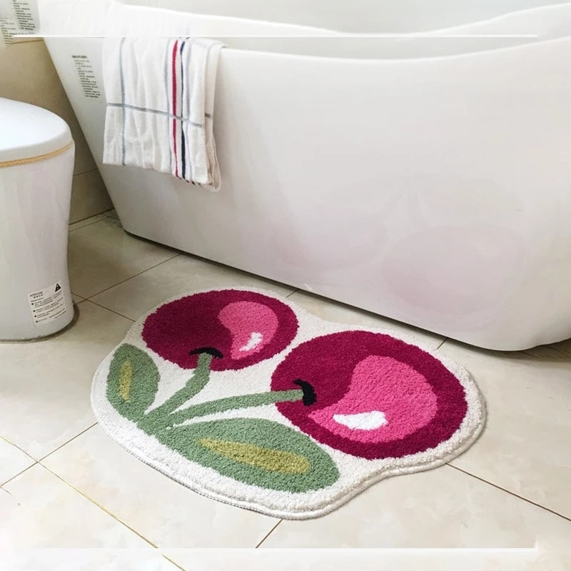 Pink Splat Bath Mat