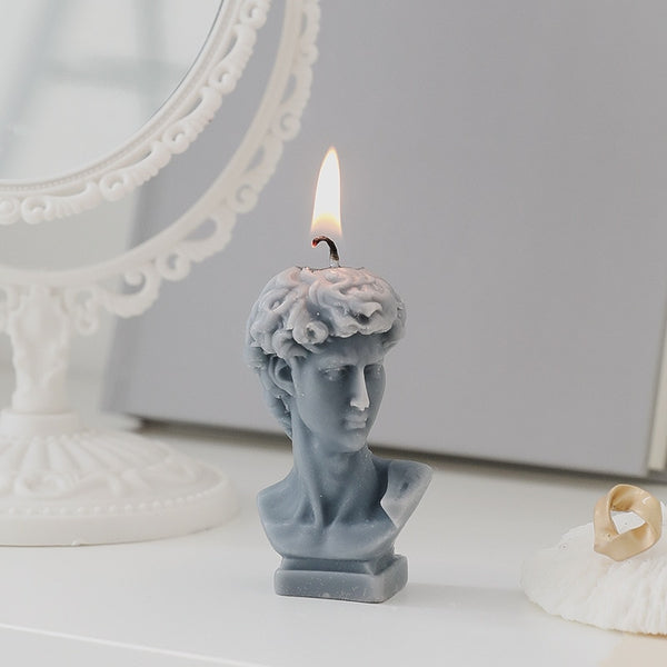 Decorative Accents Scented Candle David Statue Shape Soywax
