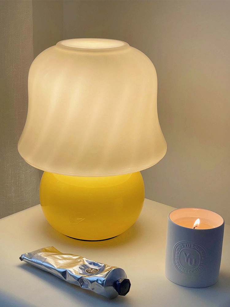 Modern Glass Led Lamp for Living Room Table Decoration