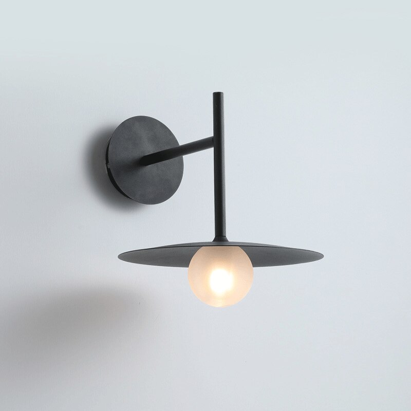 Wall Lamp LED Lighting Home Decoration Disk Mid century Modern Minimalist Iron Lamp