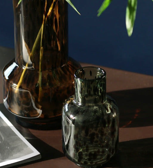 Decorative Accent Vases Amber Ornaments Home Decoration for Flower Pot