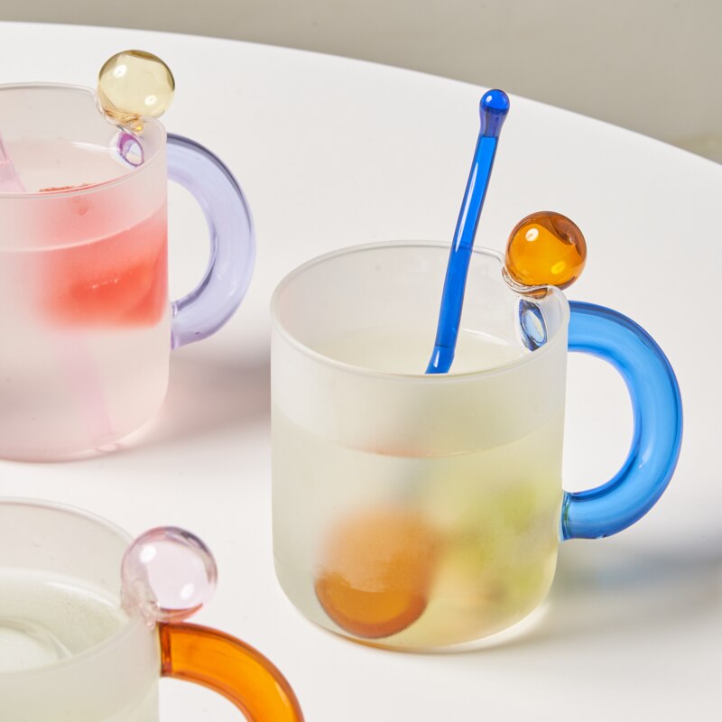 Shop the Goldie Fiesta Frosted Glass Mug for Elegant and Durable Drinkware