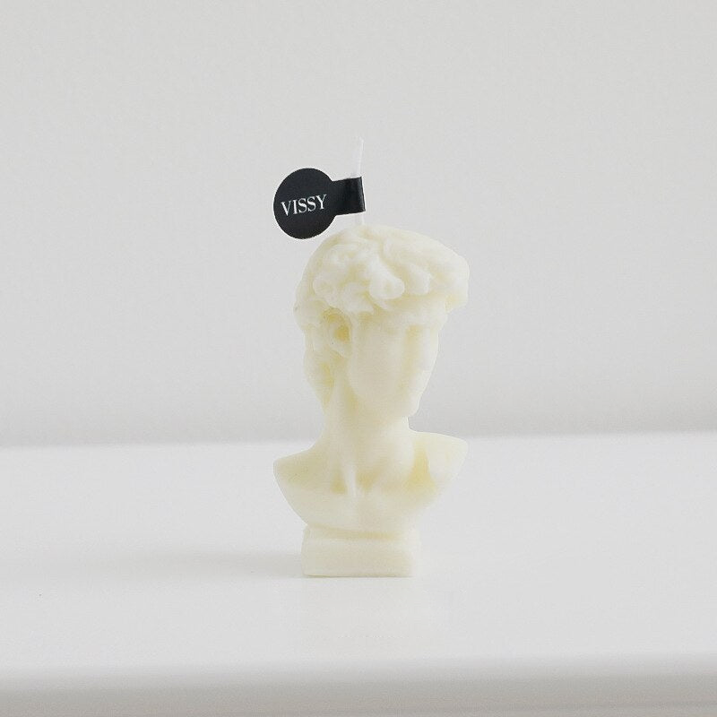 Decorative Accents Scented Candle David Statue Shape Soywax