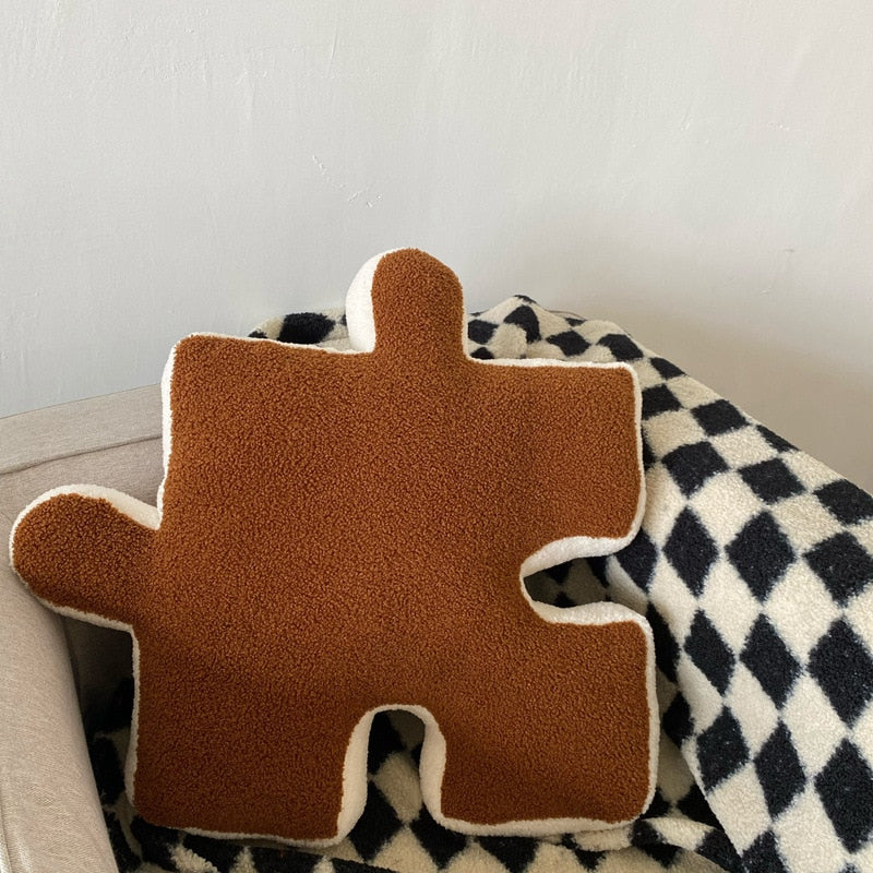 Puzzle Check Decorative Pillows