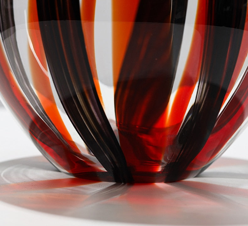 Tube Light Luxury Glass Vase