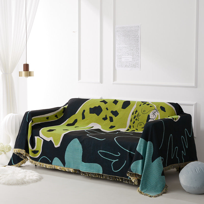 Jade Tiger Tapestry & Throw Blanket