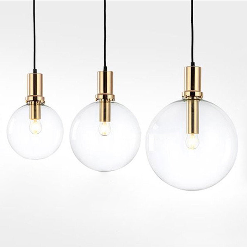 Clear Glass Pendant Light 