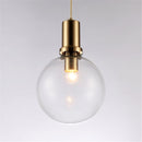Satchi Clear Globe & Brass LED Bulb Pendant Light