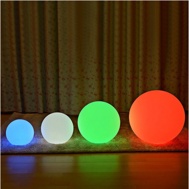 Multicolor Globe Cordless LED Table Lamp with Rechargeable Batteries