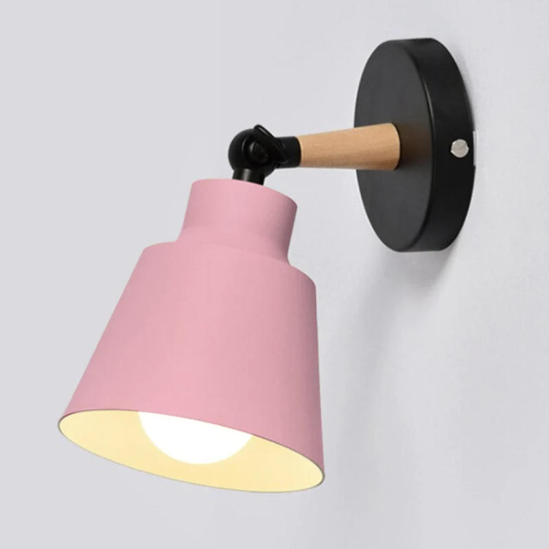 Wall Sconce black and pink