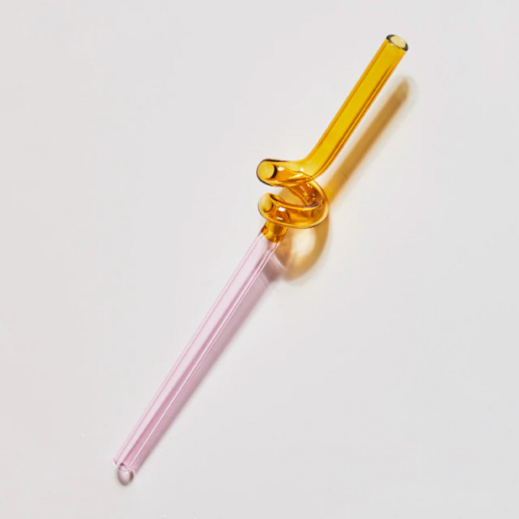 Colourful Glass Straws with a Twist – Luna Curates