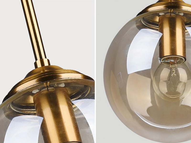Sleek Globe Glass Pendant Light - Final Sale