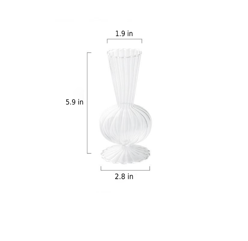 Petal Texture Glass Accents & Vases