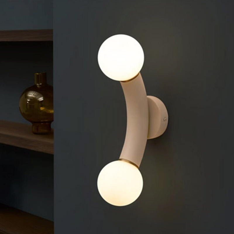 Norse Horn Double Light LED Wall Sconce