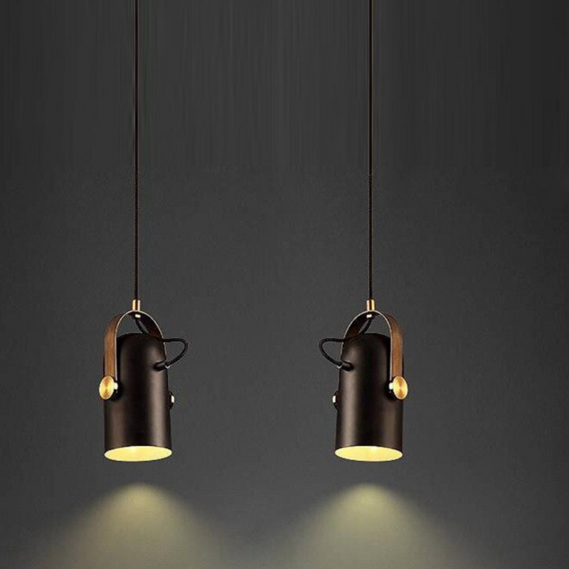 Iron Aluminum Hang Black Pendant Lamp