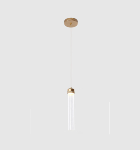 Clear Tube Pendant Lamp