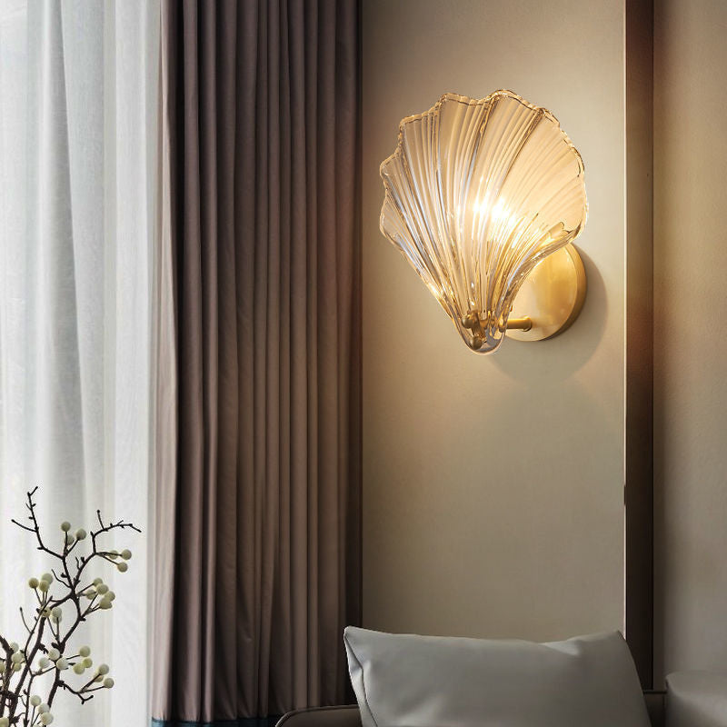 Enhance Your Space with Sea Shell Glass LED Wall Sconce – Letifly ...