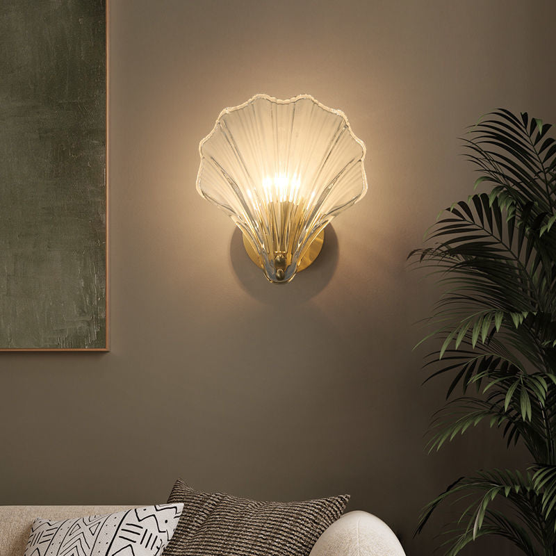 Enhance Your Space with Sea Shell Glass LED Wall Sconce – Letifly ...