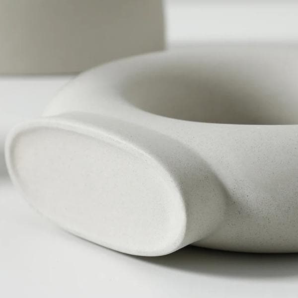 Modern Ceramic Still Life Vases for Flowers Plants and Home Decor white neutral