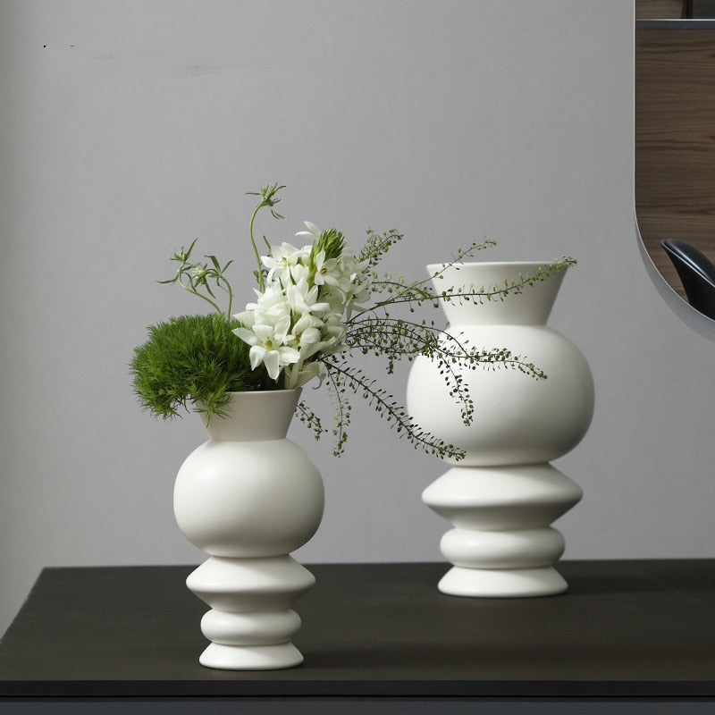 Modern Round Porcelain ceramic vase