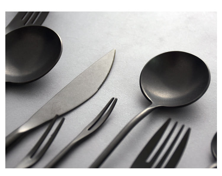 Retro Stainless Steel Cutlery Set