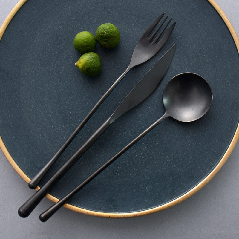 Retro Stainless Steel Cutlery Set