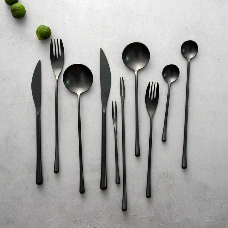 Retro Stainless Steel Cutlery Set