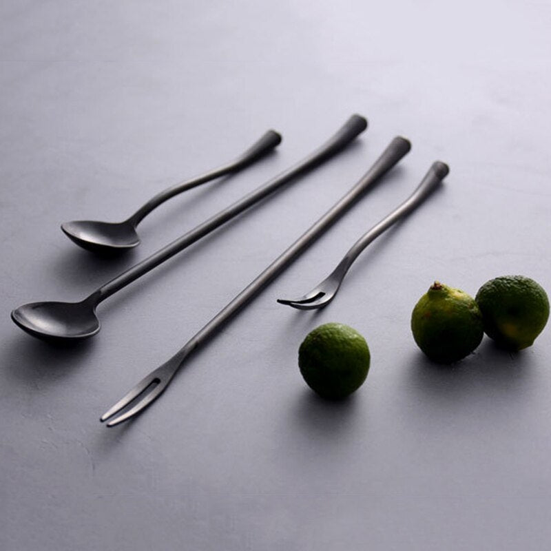Retro Stainless Steel Cutlery Set