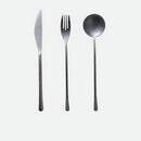 Stainless Steel Cutlery Set with Dinner Knife Fork Spoon Set Fruit Fork and Coffee Tea Spoon