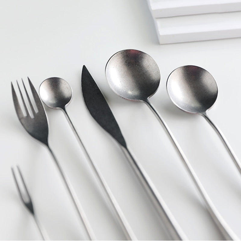 Stein Vintage Finish Stainless Steel Flatware