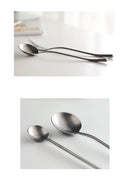 Stainless Steel Cutlery Set with Dinner Knife Fork Spoon Set Fruit Fork and Coffee Tea Spoon