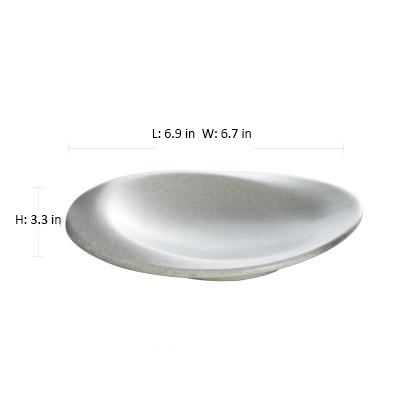 round ceramic grey dinnerware measurements